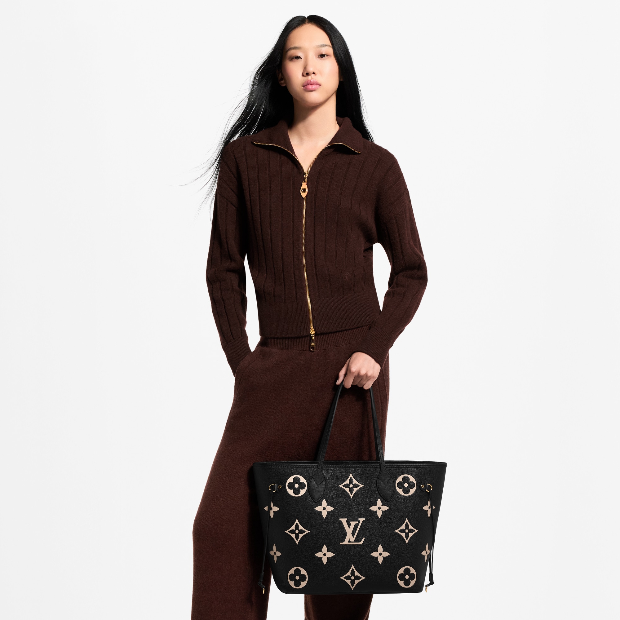 Neverfull MM Monogram Empreinte Leather - Handbags | LOUIS VUITTON